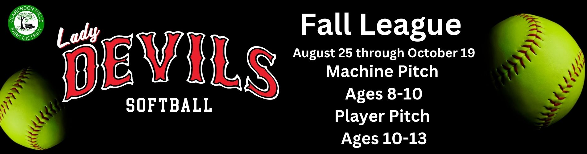 2025 Updated Fall softball
